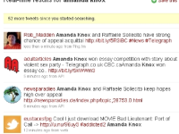 Amanda Knox trending topic di Twitter