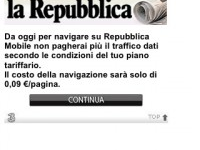 Corriere e Repubblica a pagamento, ma solo su iPhone H3G – UPDATED