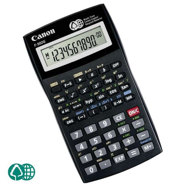 calcolatrice Canon green1