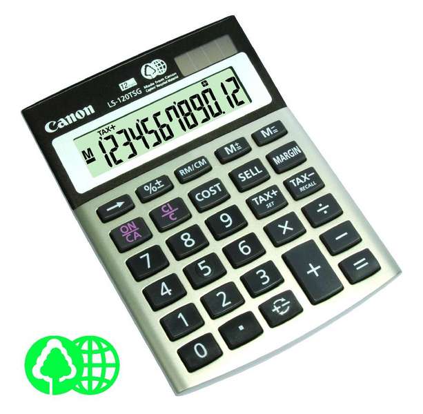 calcolatrice Canon green2