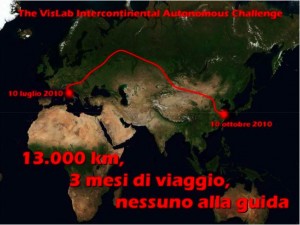 Vislab Intercontinental Autonomous Challenge